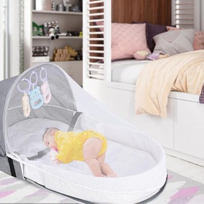 Berceau de Voyage - BabyNest™ - Gris - BEBE PREFERE