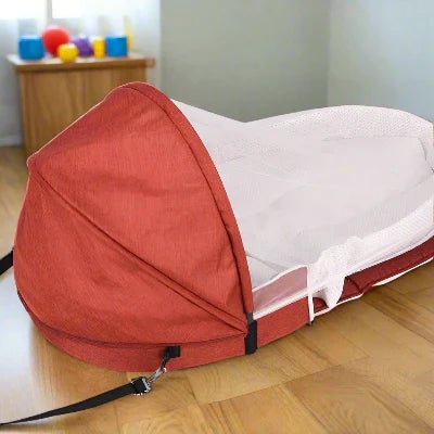 Berceau de Voyage - BabyNest™ - Rouge - BEBE PREFERE