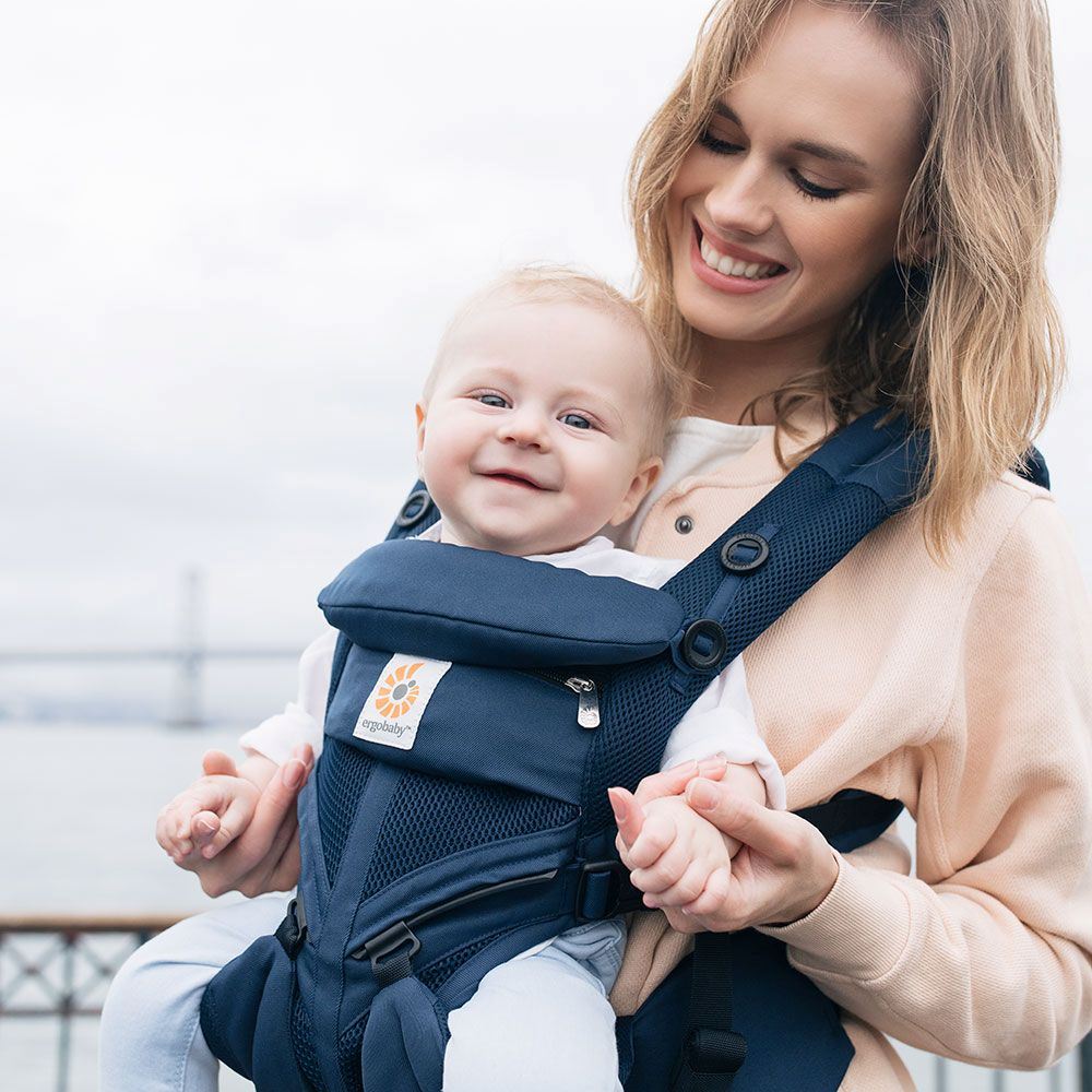 Porte Bébé - BreathBabyBag™ - Bleu Marine - BEBE PREFERE