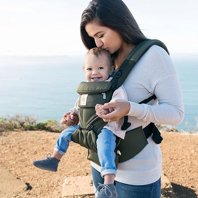 Porte Bébé - BreathBabyBag™ - Vert Olive - BEBE PREFERE