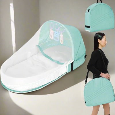 Berceau de Voyage - BabyNest™ - Vert - BEBE PREFERE
