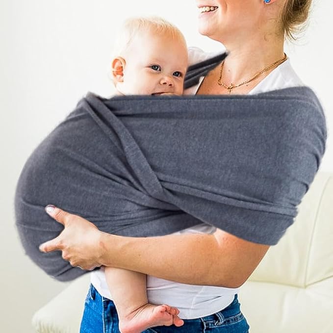 Écharpe De Portage - CuddleWrap™ - Gris - BEBE PREFERE
