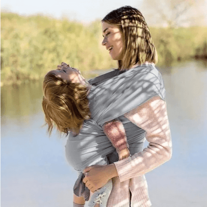 Écharpe De Portage - CuddleWrap™ - Gris Clair - BEBE PREFERE