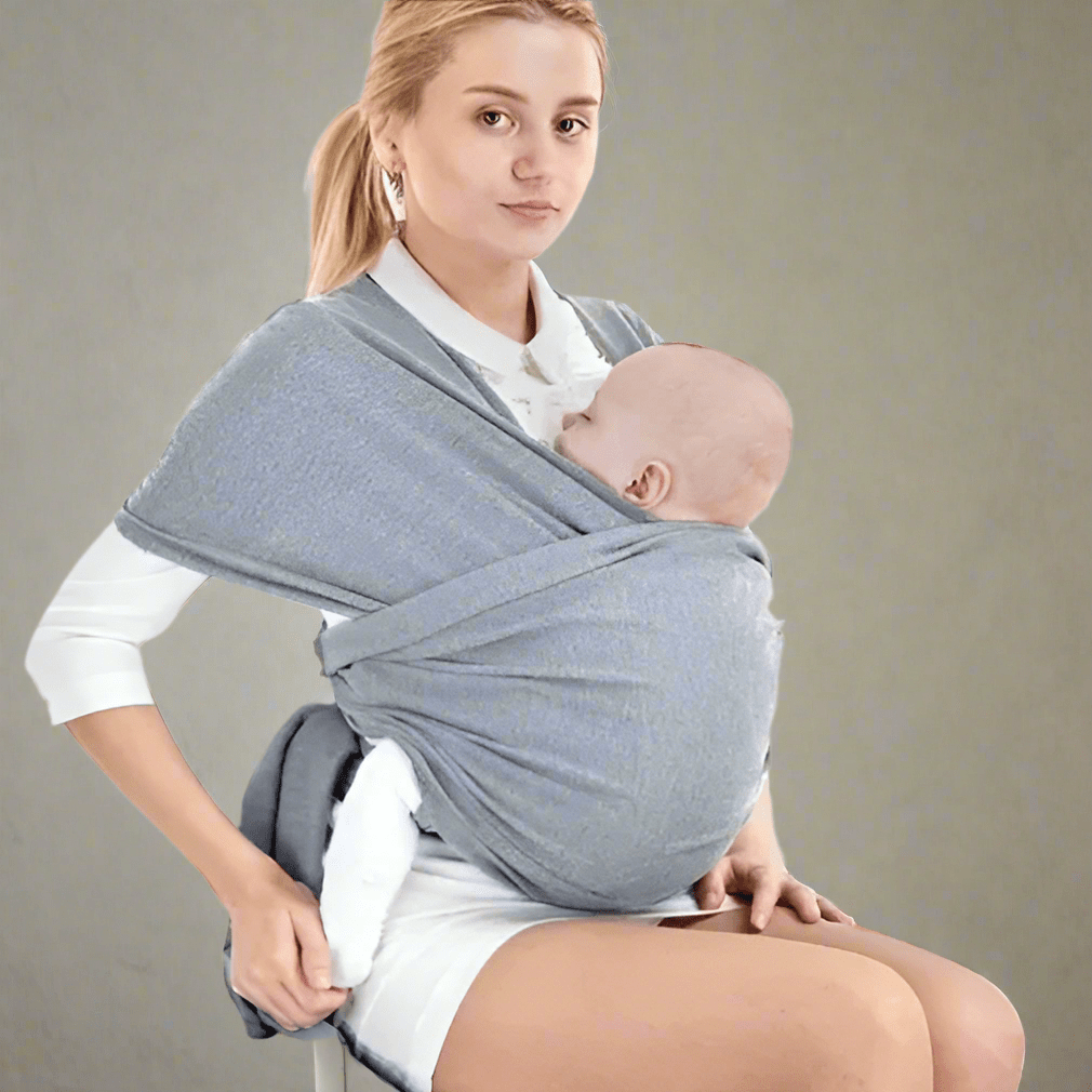 Écharpe De Portage - CuddleWrap™ - Gris Clair - BEBE PREFERE