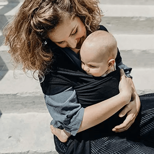 Écharpe De Portage - CuddleWrap™ - Noir - BEBE PREFERE
