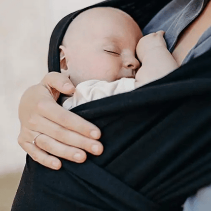 Écharpe De Portage - CuddleWrap™ - Noir - BEBE PREFERE