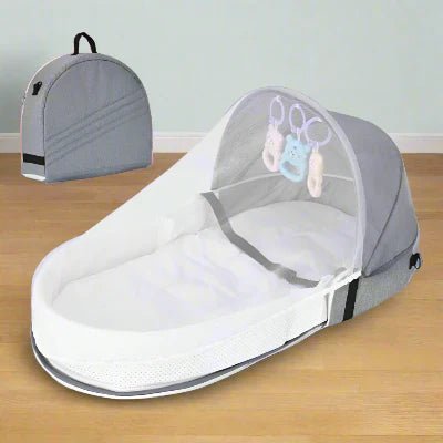 Berceau de Voyage - BabyNest™ - Gris - BEBE PREFERE