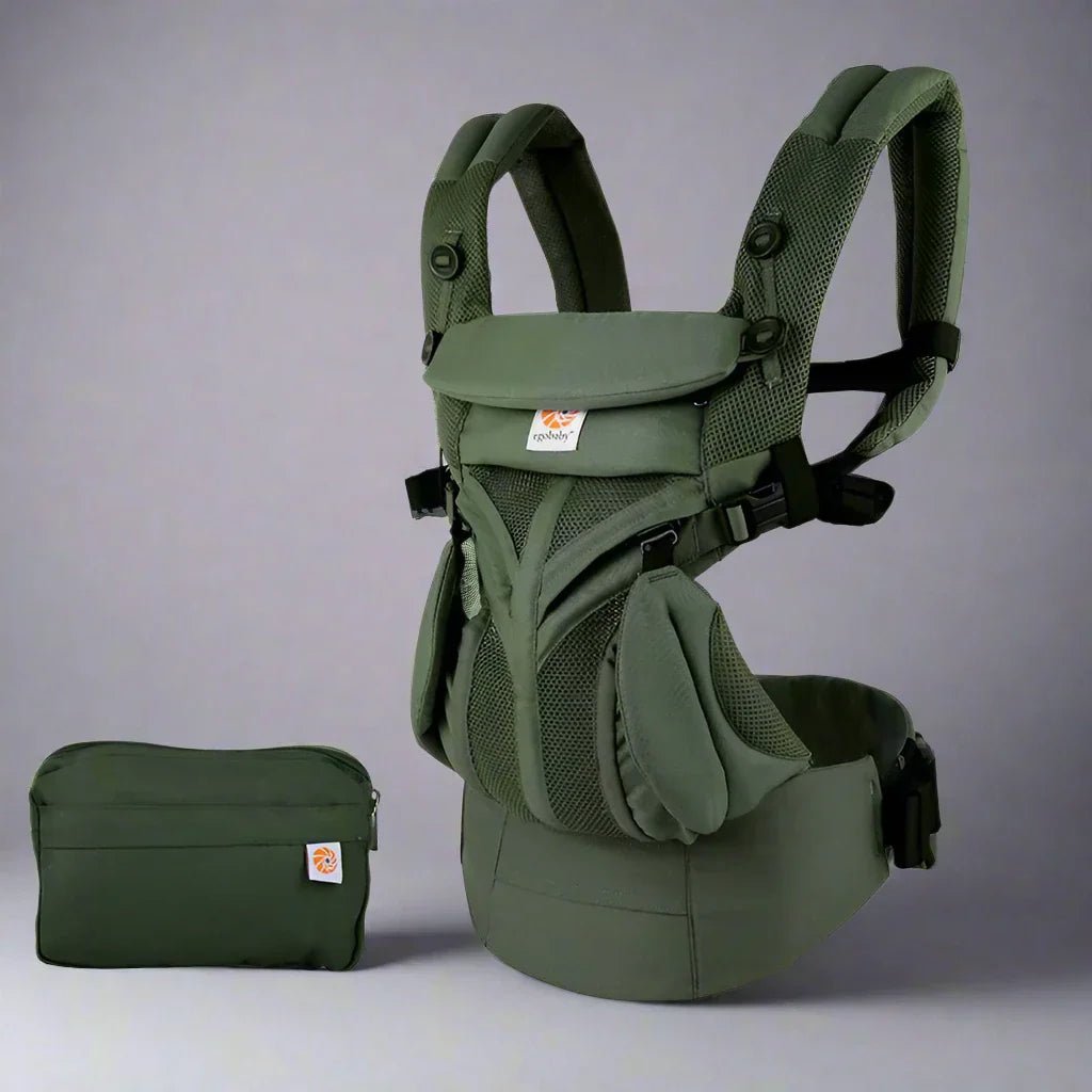 Porte Bébé - BreathBabyBag™ - Vert Olive - BEBE PREFERE