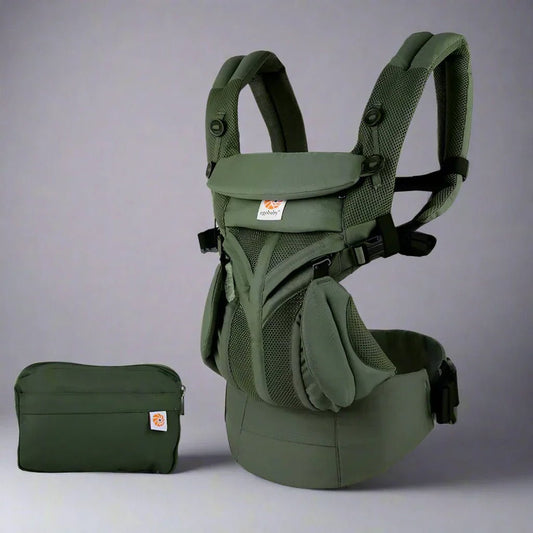 Porte Bébé - BreathBabyBag™ - Vert Olive - BEBE PREFERE