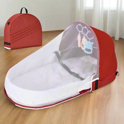 Berceau de Voyage - BabyNest™ - Rouge - BEBE PREFERE