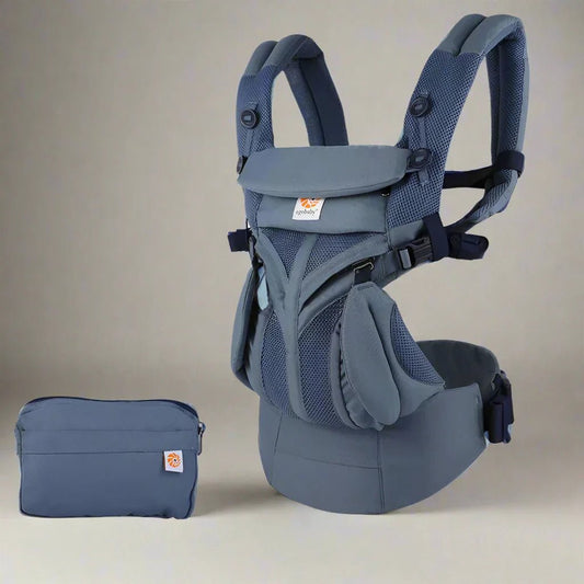 Porte Bébé - BreathBabyBag™ - Bleu Marine - BEBE PREFERE