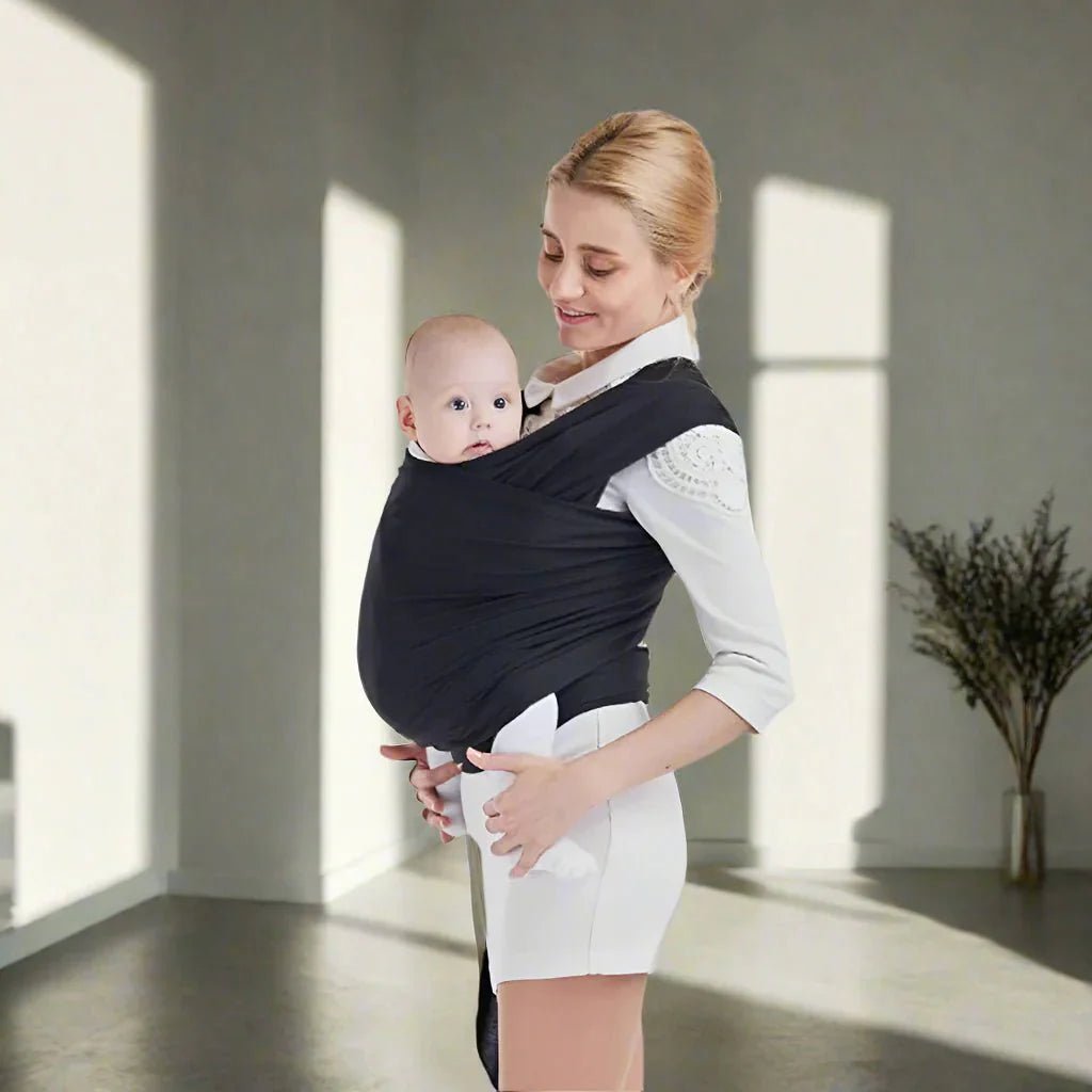 Écharpe De Portage - CuddleWrap™ - Noir - BEBE PREFERE