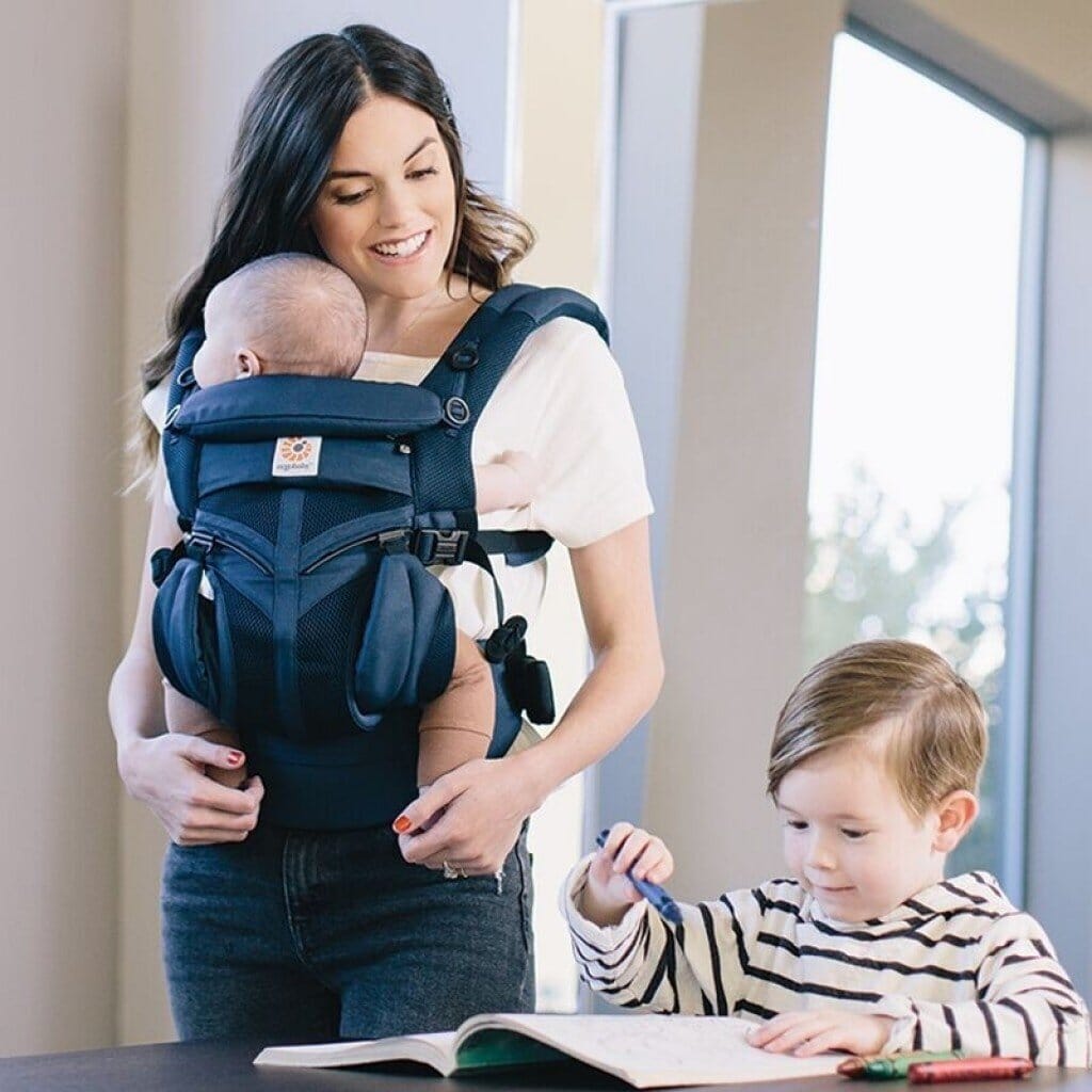 Porte Bébé - BreathBabyBag™ - Bleu Marine - BEBE PREFERE