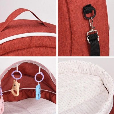 Berceau de Voyage - BabyNest™ - Rouge - BEBE PREFERE