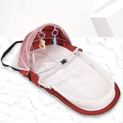 Berceau de Voyage - BabyNest™ - Rouge - BEBE PREFERE
